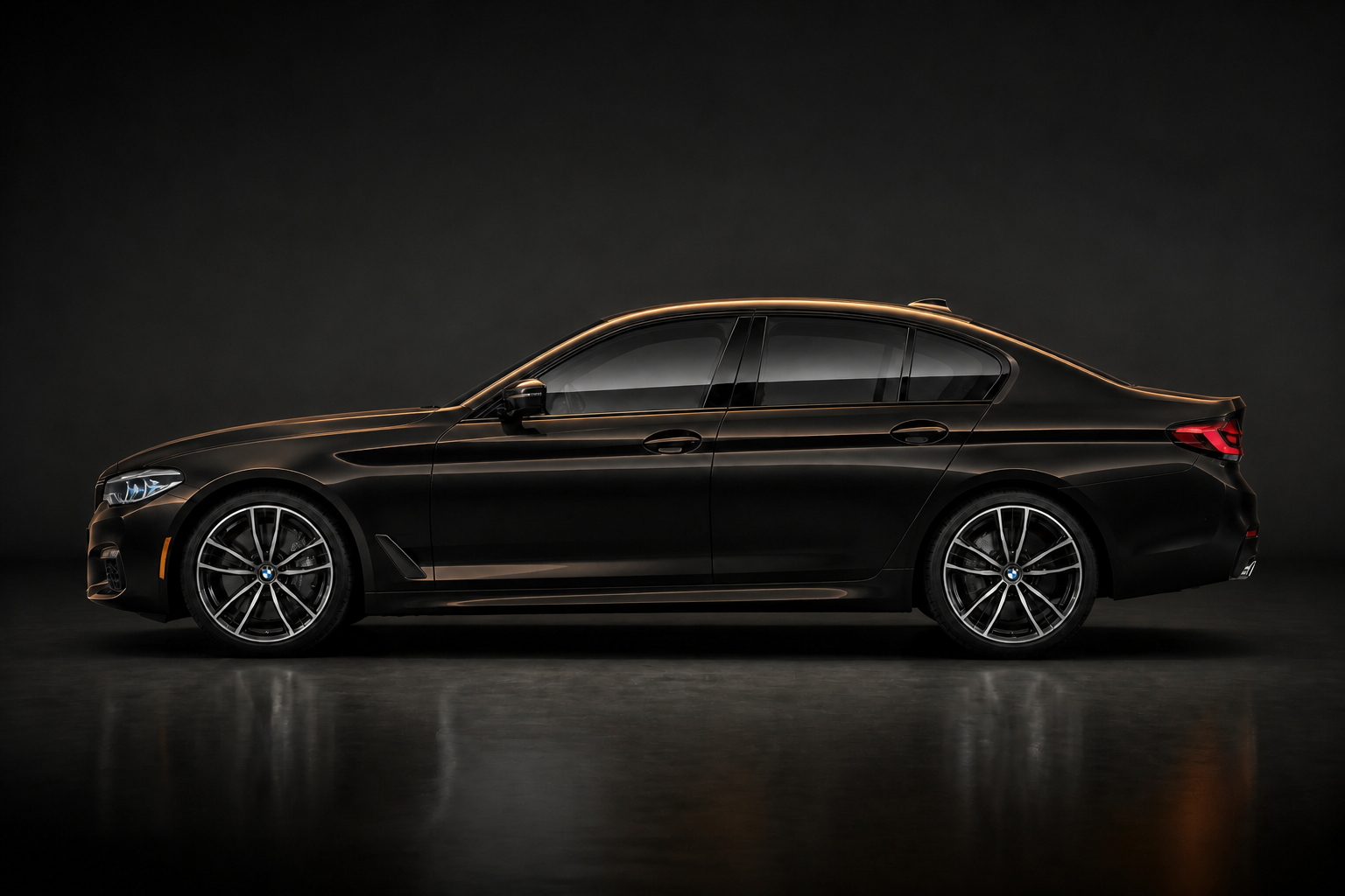 Side view of a BMW 5 Series