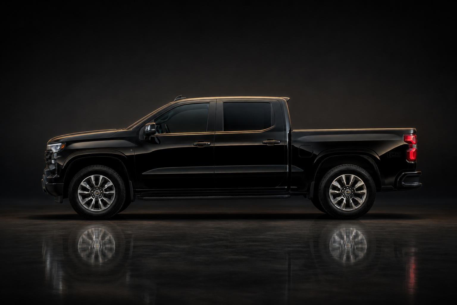 Side view of a Chevrolet Silverado