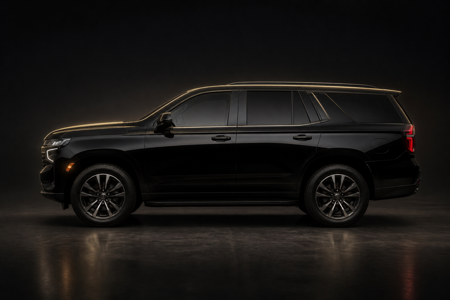 Side view of a Chevrolet Tahoe